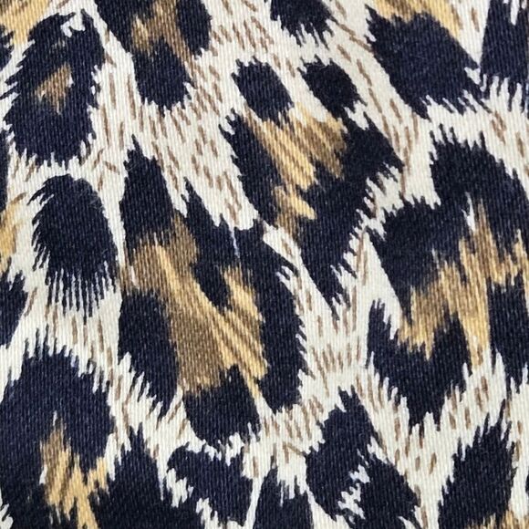 Adrienne Vittadini Animal Print Skirt Knee Length Pencil Straight Stretch Size 2 - Picture 5 of 11